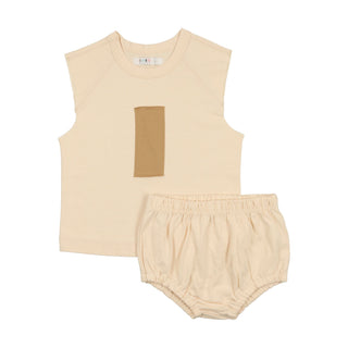 CCB Cream with Taupe Cotton Set