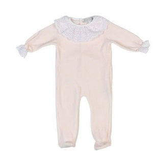 Light Pink Velour Purity Footie