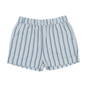 Pale Blue Striped Shorts