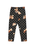 Black Teddy Polka Dot Leggings