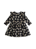 Black and Gold Cherry Pie Dress
