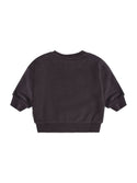 Black Furry Huxbear Crewneck