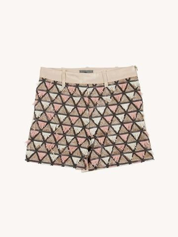 Sequin Fringe Shorts