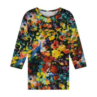 Multi Painted Floral Top