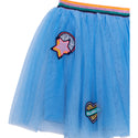 Blue Tulle Tutu Emojis Skirt