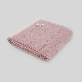 PR Mimos Powder Pink Knit Blanket