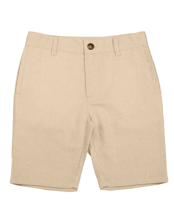BT Ivory Distressed Shorts