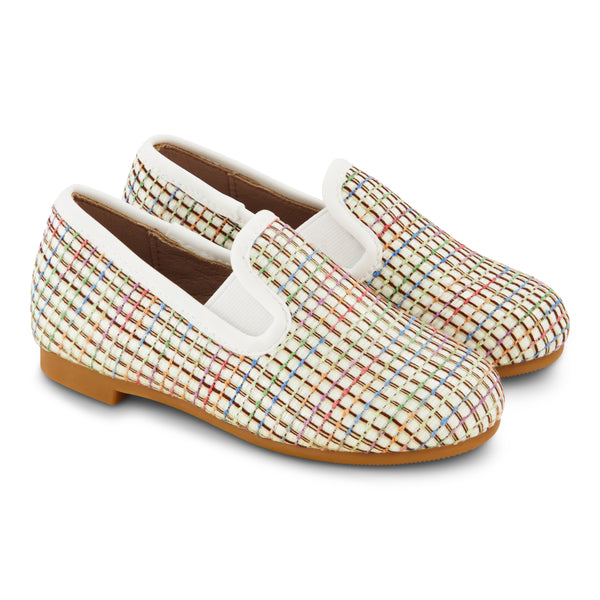 ZK Multi Colored Woven Loafer Hard Sole