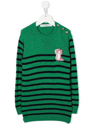 PH Green/Blue Knit Stripe Sweater