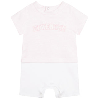 GV Pink Logo Romper Outfit