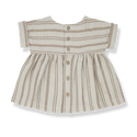 OMF Josephin Biscotto Linen Striped Dress