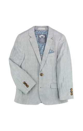 AM Grey Herringbone Sports Jacket