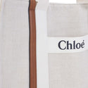 CL Beige Logo Canvas Bag