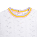 CB Ivory Sweater w/Contrast Ribbing
