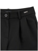 ML Black Dressy Pleated Shorts