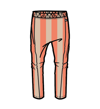 RPS Orange Stripe Pants