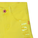 BB Yellow Sequin Love Shorts