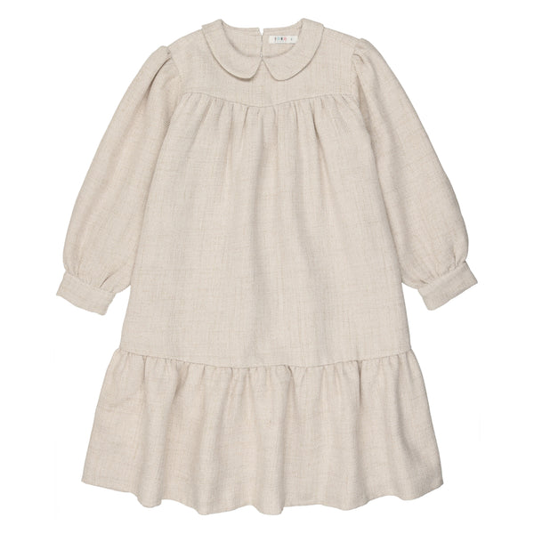 CCB Oatmeal Woven Collared Dress