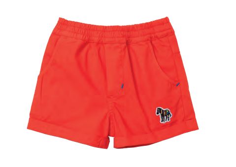 Red Zebra Logo Shorts