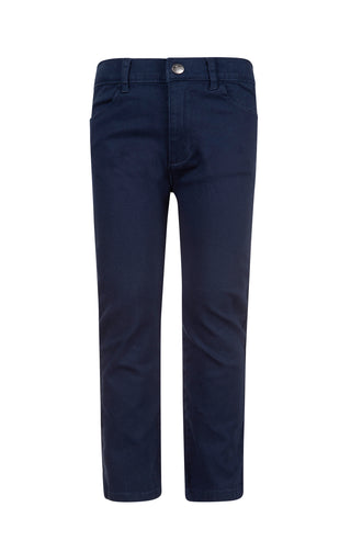 Navy Slim Twill Pant