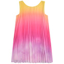 BB Pink Ombre Pleated Dress