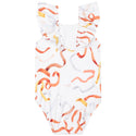 CL Ribbon Printed Ivory Swimsuit