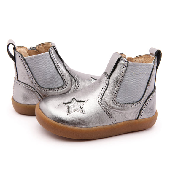 Local Star Silver/Glam Argent High Top