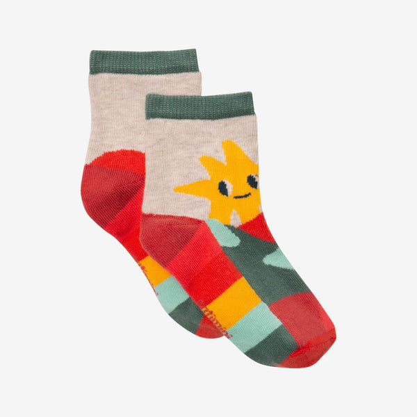 Tito Green Printed Socks