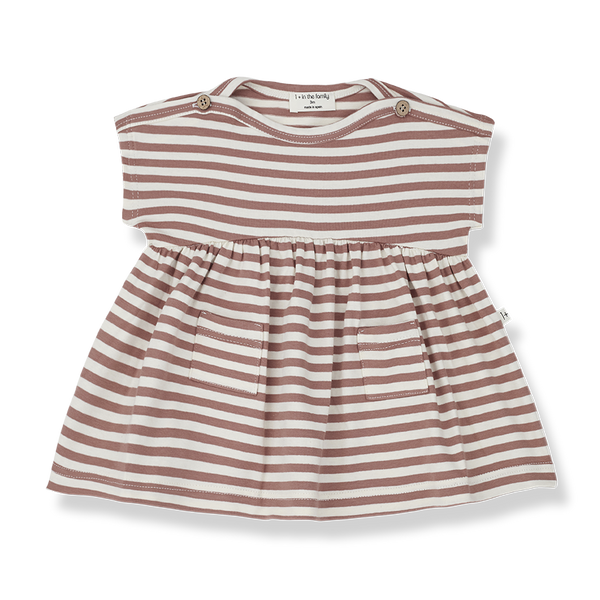 OMF Lia Cedar Striped Dress