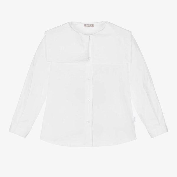 ILG White Sailor Collar Shirt