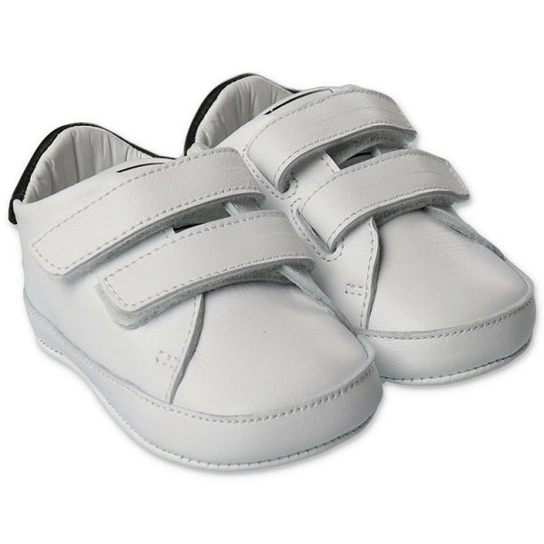 Black White Logo Baby Sneakers
