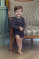 CCB Heather Brown Wool Overalls