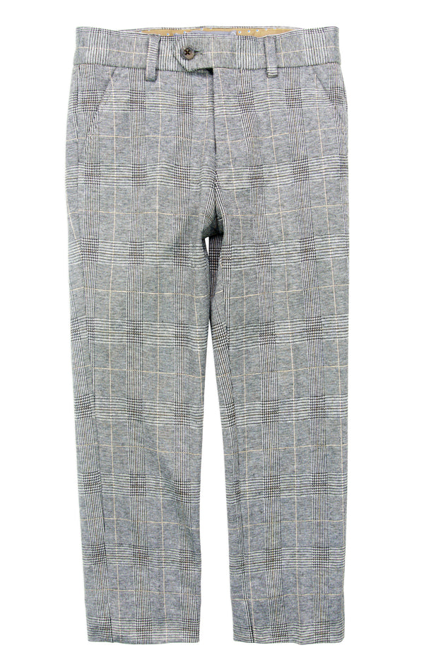 AM Glen Plaid Strech Suit Pant