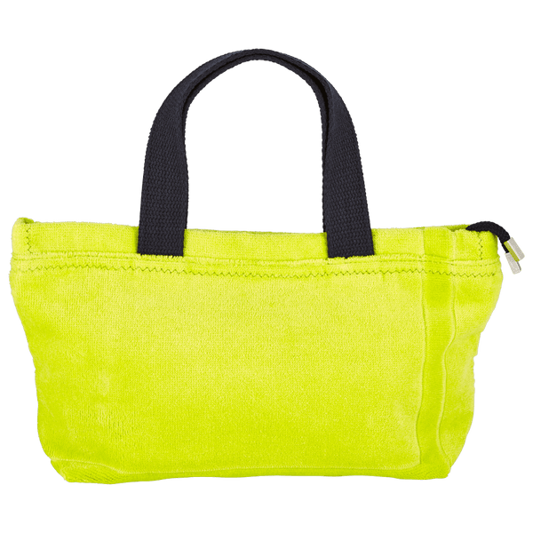 Yellow Jacquard Terry Beach Bag