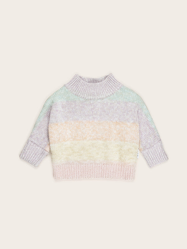 HB Rainbow Stripe Knit Sweater