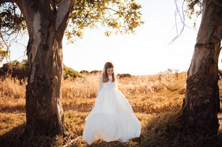Ivory New Dots Gown