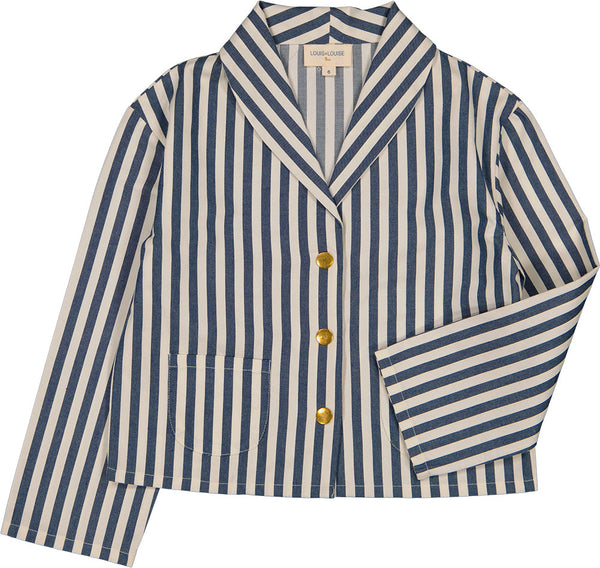 Emilia Blue Stripes Jacket