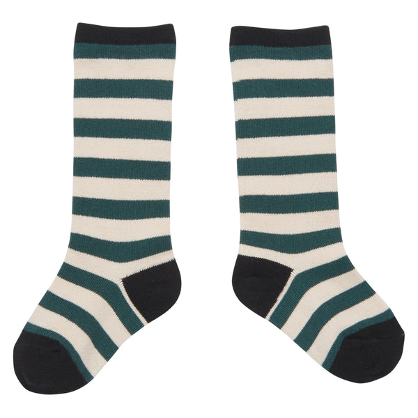 Green Stripe Socks
