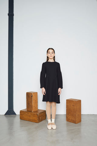 Eleni Black Honey Comb Dress