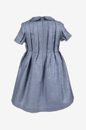 MMS Blue Shimmer Dress Long