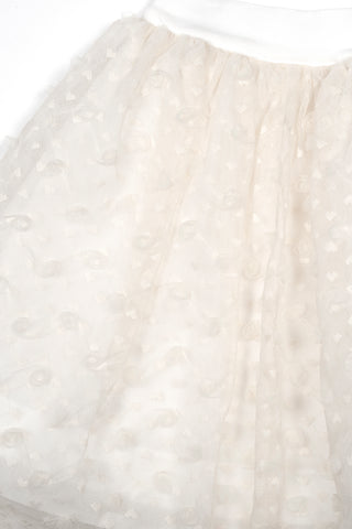 Cream Organza Skirt