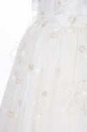 Cream Detailed Gown
