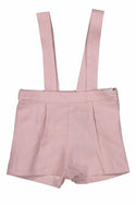 Gladiolus Dusty Pink Suspender Shorts