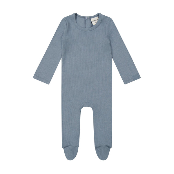 ZK Blue Jay Ribbed Footie