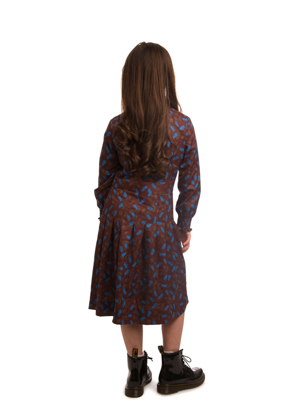 Brown Feather Dress