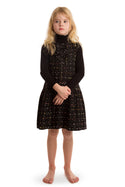 Multicolor Tweed Dress with Bow