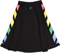NNM Black Circle Skirt w/Rainbow Stripes