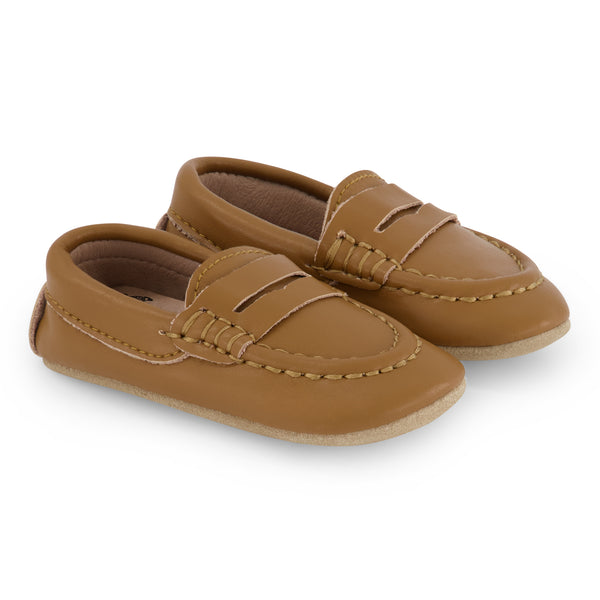 Baby hot sale tan loafers