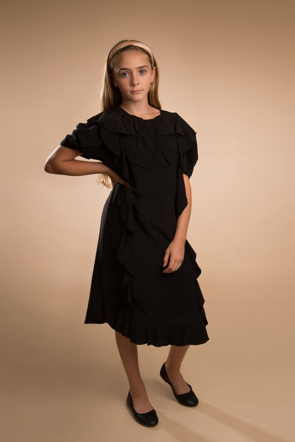 Black Dress with Bow Detail Black Dress with Bow Detail
