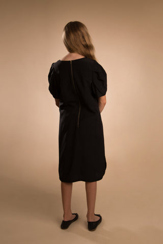 Black Dress with Bow Detail